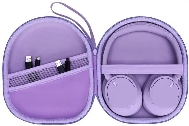 Main image of Case for Sony WH-CH720N WH-CH520 Wireless Headphones | Hard EVA Shell, Water-Resistant, Shock Protection, Scratch-Resistant Interior, Portable Travel Storage Case Only