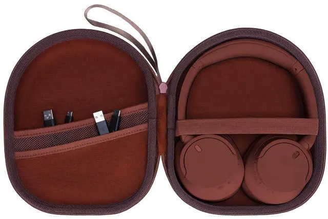 Main image of Case for Sony WH-CH720N WH-CH520 Wireless Headphones | Hard EVA Shell, Water-Resistant, Shock Protection, Scratch-Resistant Interior, Portable Travel Storage Case Only