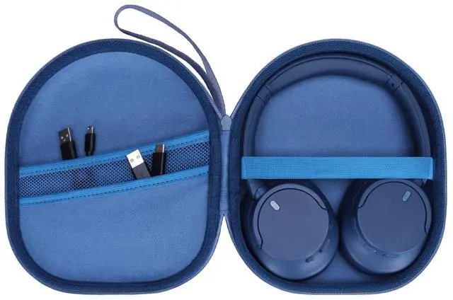 Main image of Case for Sony WH-CH720N WH-CH520 Wireless Headphones | Hard EVA Shell, Water-Resistant, Shock Protection, Scratch-Resistant Interior, Portable Travel Storage Case Only