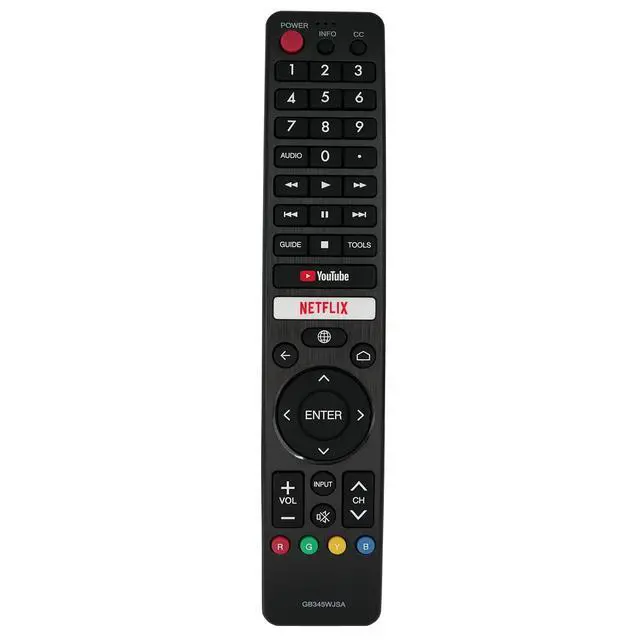 Alt view image 2 of 6 - Replacement Remote Control Compatible for GB345WJSA GB346WJSA Sharp TV 4T-C70BK2UD with Netflix YouTube