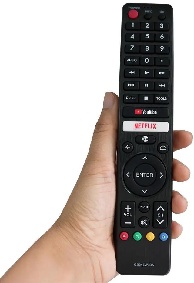 Main image of Replacement Remote Control Compatible for GB345WJSA GB346WJSA Sharp TV 4T-C70BK2UD with Netflix YouTube