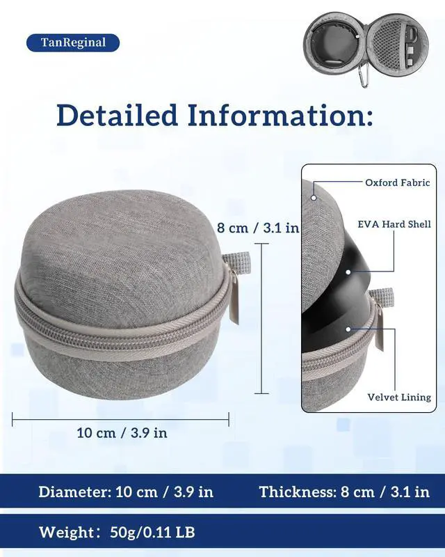 Alt view image 4 of 6 - Wristband Protective Case for Met-a Ra-y ban Dis-Play (Gray)