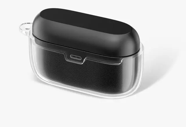 Alt view image 3 of 6 - Earphones Case for Technics EAH-AZ100 Case - Clear TPU Silicone Earbuds Cover - Transparent