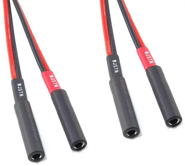 Alt view image 5 of 6 - 051 Speak-on 4-Pole to Dual RCA Break Out Splitter Cable Speakon Splitter Cable,for Speaker (Speakon to 1/4 TS)