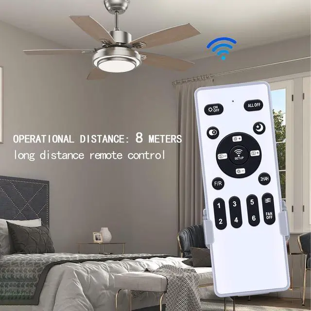 Alt view image 3 of 6 - New Replacement Remote Control for ZOUQILAI/Depuley Ceiling Fan
