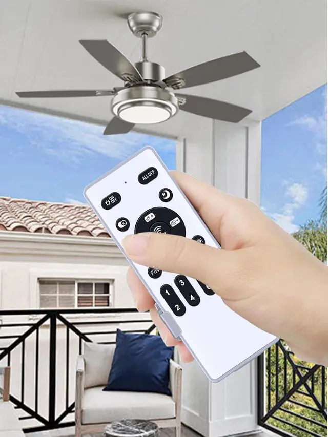 Alt view image 6 of 6 - New Replacement Remote Control for ZOUQILAI/Depuley Ceiling Fan