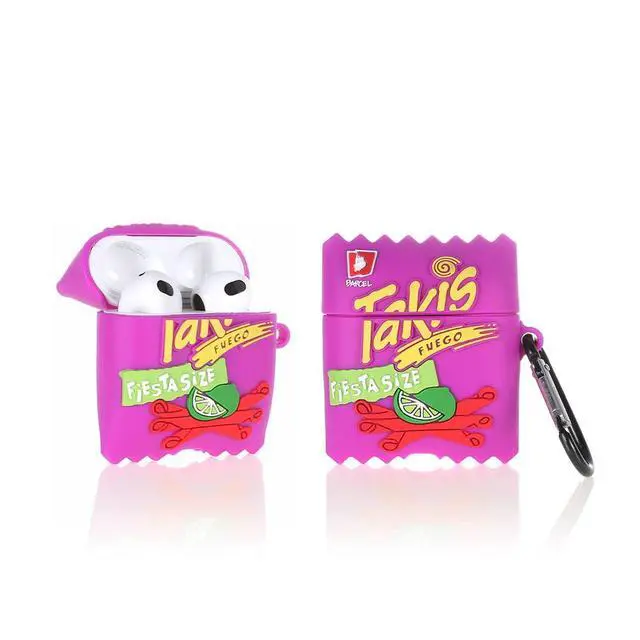 Alt view image 5 of 5 - (3Pack) Case for Airpods 3rd Generation(2022), Silicone Airpods 3 Case Protective Cover with Cute Funny Skin Design, with Keychain (G+BUBB+Tak)