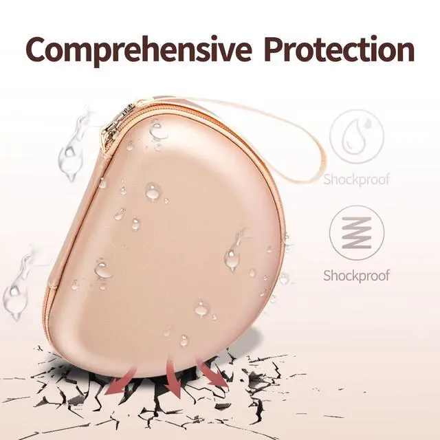 Alt view image 5 of 7 - Hard Headphone Case for Beats Studio Pro/Solo 4/Studio 3/Solo 3/Solo 2 Wireless Noise Cancelling Headphones, Over Ear Headphone Carrying Travel Case with Mesh Pocket for Storage Accessories