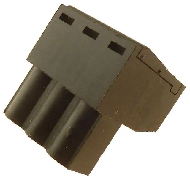 Alt view image 3 of 5 - 3-Pin Power Plug (Black) for Audio Devices