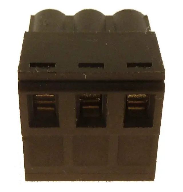 Alt view image 5 of 5 - 3-Pin Power Plug (Black) for Audio Devices