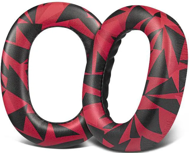 Main image of Earpads Replacement for Jabra Evolve2 85 UC/Evolve 2 85 MS Wireless Headset (Do Not fit Elite 85H), Ear Pads Cushions with Softer Protein Leather, Noise Isolation Foam - Red Storm