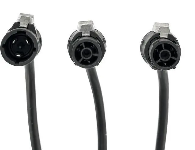 Alt view image 5 of 7 - True1 Two-Fer/Y-Split Adaptor, Male to Dual Female 3 Power Cable, 14 AWG