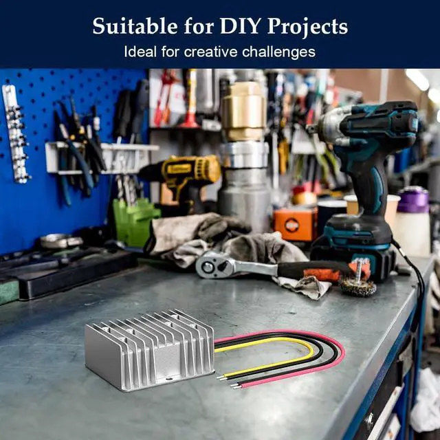 Alt view image 4 of 6 - DC 12v to 24v Converter 15A 360W, Heavy Duty Step Up Waterproof Transformer DC Power Adapter Converter for Car Truck Vehicle Boat Motor Solar System