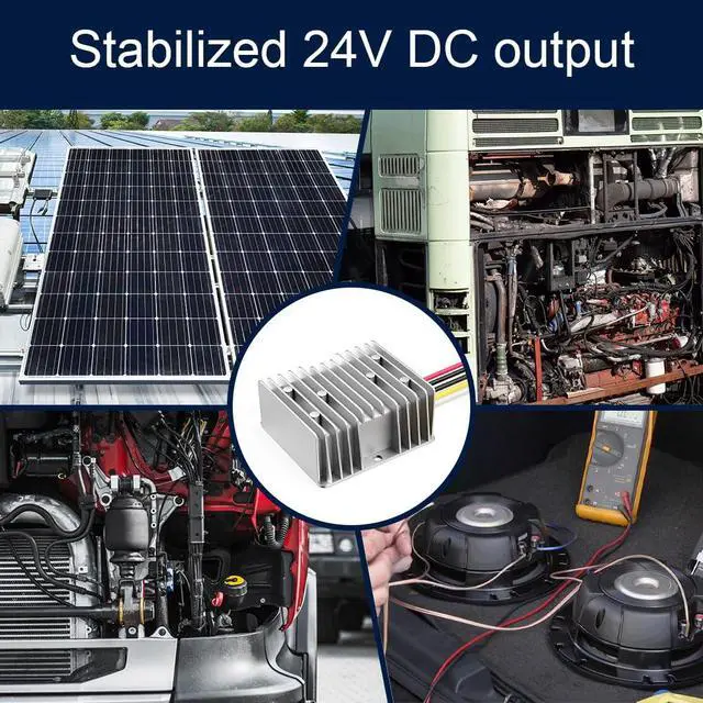 Alt view image 5 of 6 - DC 12v to 24v Converter 15A 360W, Heavy Duty Step Up Waterproof Transformer DC Power Adapter Converter for Car Truck Vehicle Boat Motor Solar System
