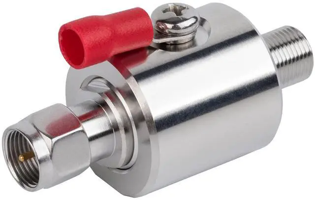 Main image of Lightning Arrestor F Male to F Female DC-3GHz 75 ohm Cellular 2G 3G 4G LTE CATV Satellite with 90V Gas Tube Surge Arrester (Lightning Arrester F Male to Female)