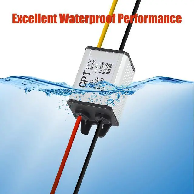 Alt view image 6 of 7 - 2PCS DC Buck Converter Voltage Regulator DC 8-22V to 3-15V 5V 12V 3A Step-Down Module Waterproof Car Power Converter Compatible with Led Light Car Truck Boat
