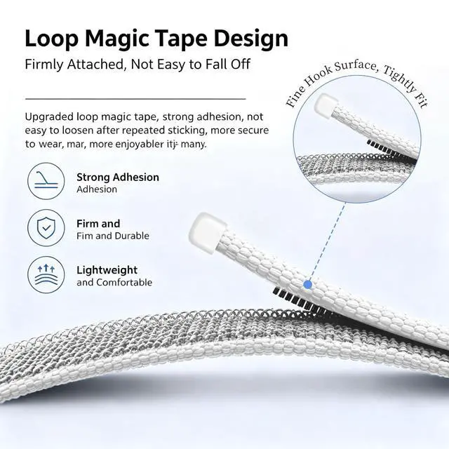Alt view image 2 of 6 - Nylon Sport Band Compatible with Google Fitbit Air,Soft Breathable Wristband Replacement Compatible with Fitbit Air Fitness,Micro-Adjustable Performance Loop for Screenless Tracker