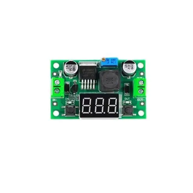 Alt view image 7 of 7 - 5 PCS LM2596 DC-DC Step Down Buck Power Convert Module, 4.0-40V Input to 1.25-37V Output Adjustable Voltage Regulator, Buck Converter with LED Voltmeter Display