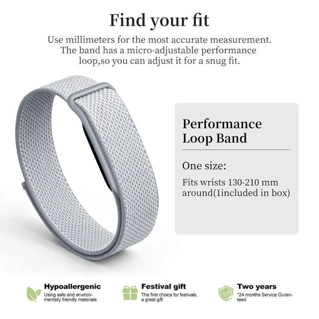 Alt view image 4 of 6 - Nylon Sport Band Compatible with Google Fitbit Air,Soft Breathable Wristband Replacement Compatible with Fitbit Air Fitness,Micro-Adjustable Performance Loop for Screenless Tracker