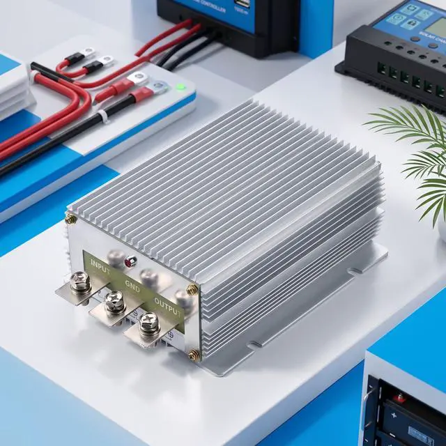Alt view image 7 of 7 - DC DC Power Supply Converter, 24V to 12V 60A 720W Step Down Voltage Regulator Module with Die Cast Aluminum Shell for Automotive Marine Solar Applications