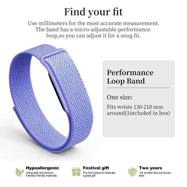 Alt view image 3 of 6 - Nylon Sport Band Compatible with Google Fitbit Air,Soft Breathable Wristband Replacement Compatible with Fitbit Air Fitness,Micro-Adjustable Performance Loop for Screenless Tracker