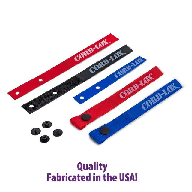 Alt view image 5 of 6 - Rivet Series Cable Ties - Reusable Hook and Loop Straps, Cable and Cord Management for Musicians, Pro Audio/Video Technicians, Fabricated in USA (Blue, 9 x 1 Inch, 10 Pack)
