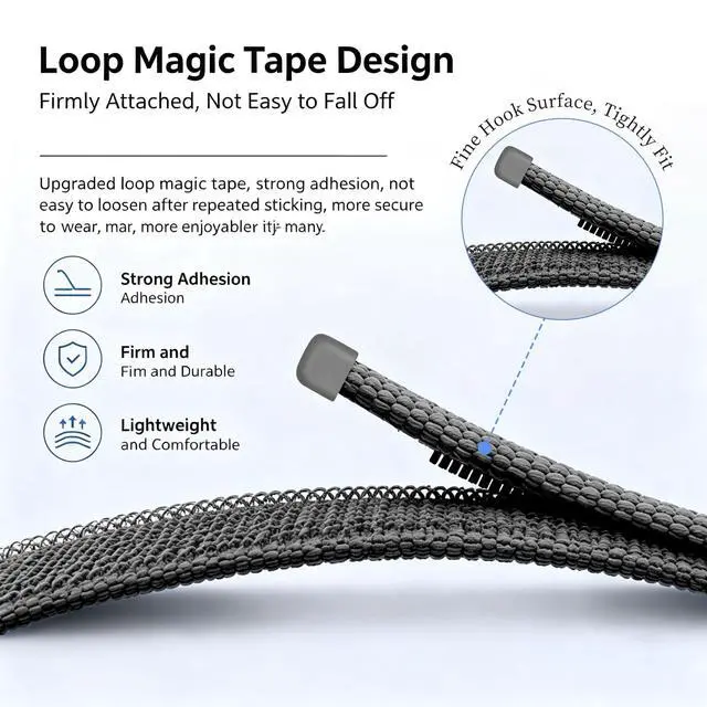 Alt view image 2 of 6 - Nylon Sport Band Compatible with Google Fitbit Air,Soft Breathable Wristband Replacement Compatible with Fitbit Air Fitness,Micro-Adjustable Performance Loop for Screenless Tracker