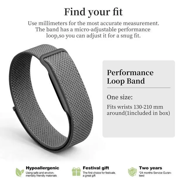 Alt view image 4 of 6 - Nylon Sport Band Compatible with Google Fitbit Air,Soft Breathable Wristband Replacement Compatible with Fitbit Air Fitness,Micro-Adjustable Performance Loop for Screenless Tracker