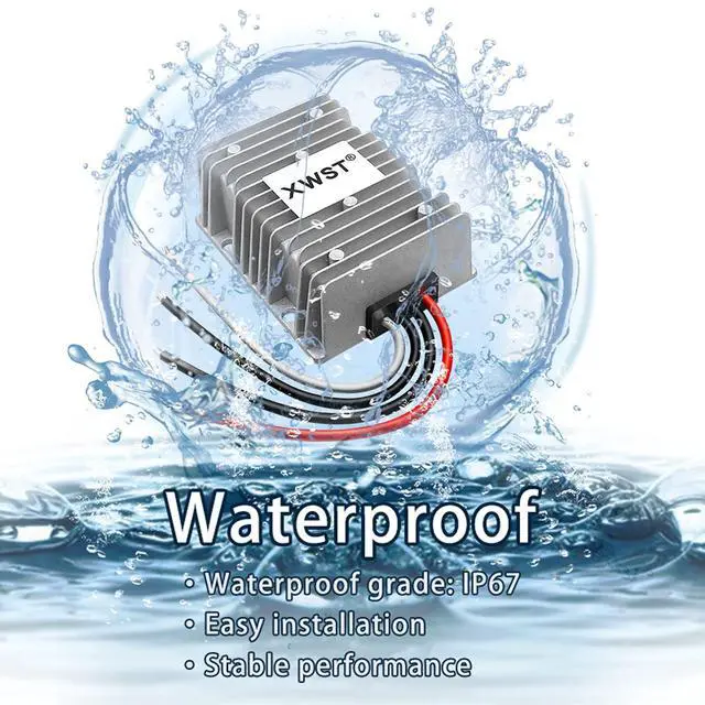 Alt view image 5 of 7 - DC 24V Step up to 48V 15A 720W Converter Voltage Converter, 48Volt Regulator Waterproof DC/DC Boost Transformer Power Supply(24V to 48V 15A)