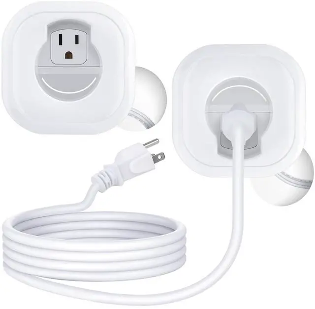Main image of Wall Mounted TV Cord Hider White Wire Hiders for in-Wall Cable Management System, Power & Low Voltage Cable Management, Hole Saw Drill Attachment, Professional Installation for Clean Look