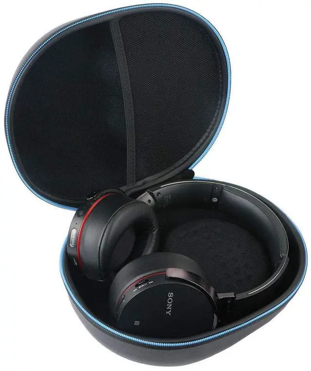 Main image of Hard Travel Case for Full Size Headphone | Compatible with Most Headphone, Shockproof, Impact-resistant, Protective Storage Box, Smooth Zipper