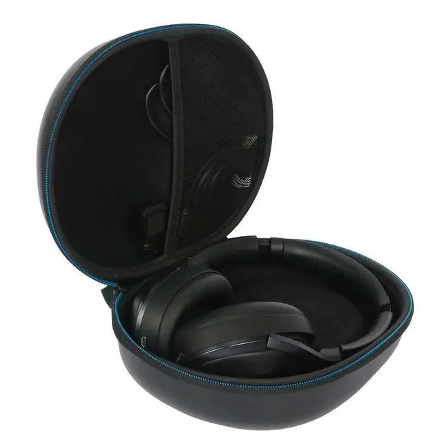 Alt view image 2 of 7 - Hard Travel Case for Full Size Headphone | Compatible with Most Headphone, Shockproof, Impact-resistant, Protective Storage Box, Smooth Zipper
