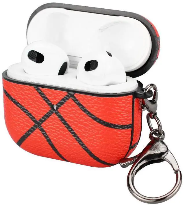 Main image of for AirPods 3 Case,Shock Resistant Basketball Case Cover for AirPods 3,with Keychain,Front LED Visiblenot pro 3