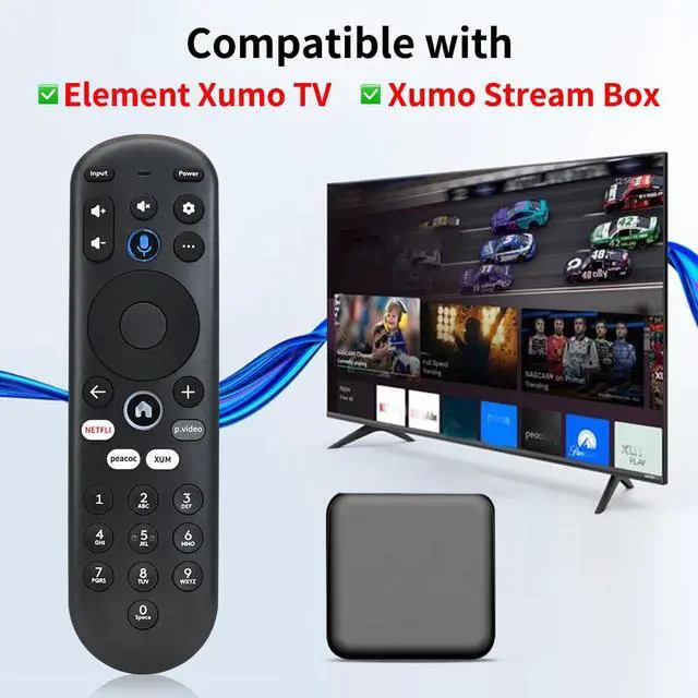 Alt view image 2 of 6 - Voice Remote Control Replacement for Element Xumo TV/Stream Box E500AC65C E500AC43C E500AC55C E500AC50C, with Voice Function for Element 65 4K UHD HDR Xumo TV
