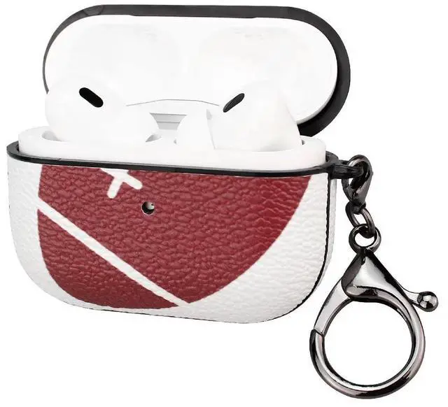 Main image of Case for AirPods pro 2, Full Protective Durable Football Case for Apple AirPods pro 2 Charging,Case Cover with Keychain