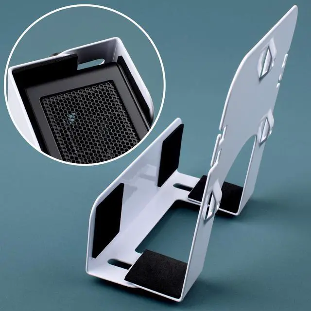 Alt view image 6 of 6 - Gmailmall Cable Box Mount Modem Adjustable Wall Mount for Most Narrow Media Players Compatible with Roku, Router, Fire TV, M4 Mac mini, Beelink, Cable Box, and Other Streaming Media Players