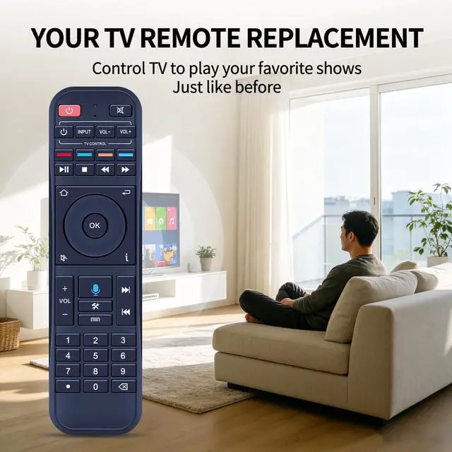 Alt view image 2 of 7 - RC-200 Voice Remote Control for Superbox S7 Max/Prime/Pro/Ultra | S6 Max/Ultra/Pro, S5 Max/Pro, Voice Control, No Backlight