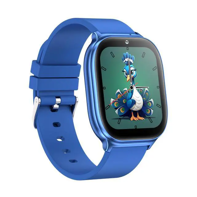 Alt view image 7 of 7 - Kids Smart Watch for Girls Boys Age 5-12, 10 Alarms and Vibration Reminder, App Location Check, 20 Puzzle Games HD Touch Screen Watch with Camera, Music Player, Pedometer, Flashlight, Gift(Blue)