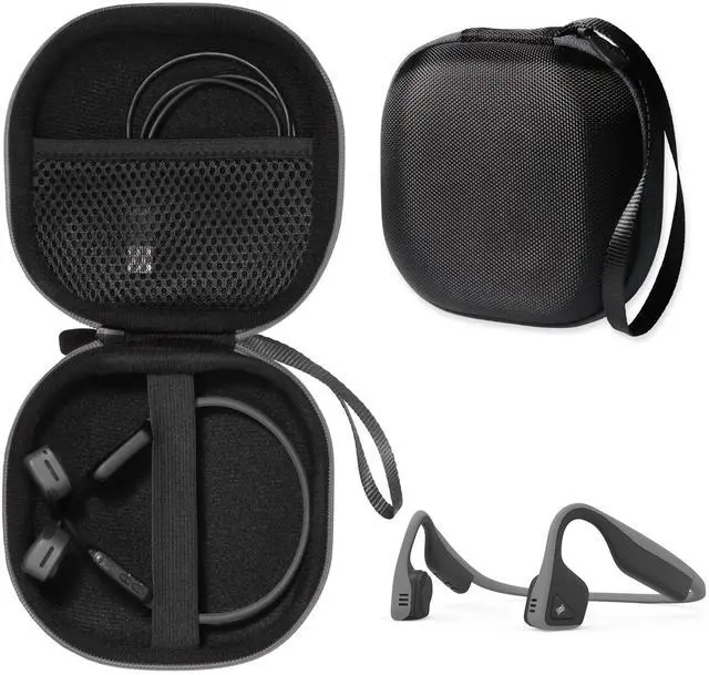 Main image of Bone Conduction Headphone Case for Aftershokz Aeropex, Trekz Air, Bluez 2, KSCAT, Sades, DIGICare, Shokz Openrun Pro