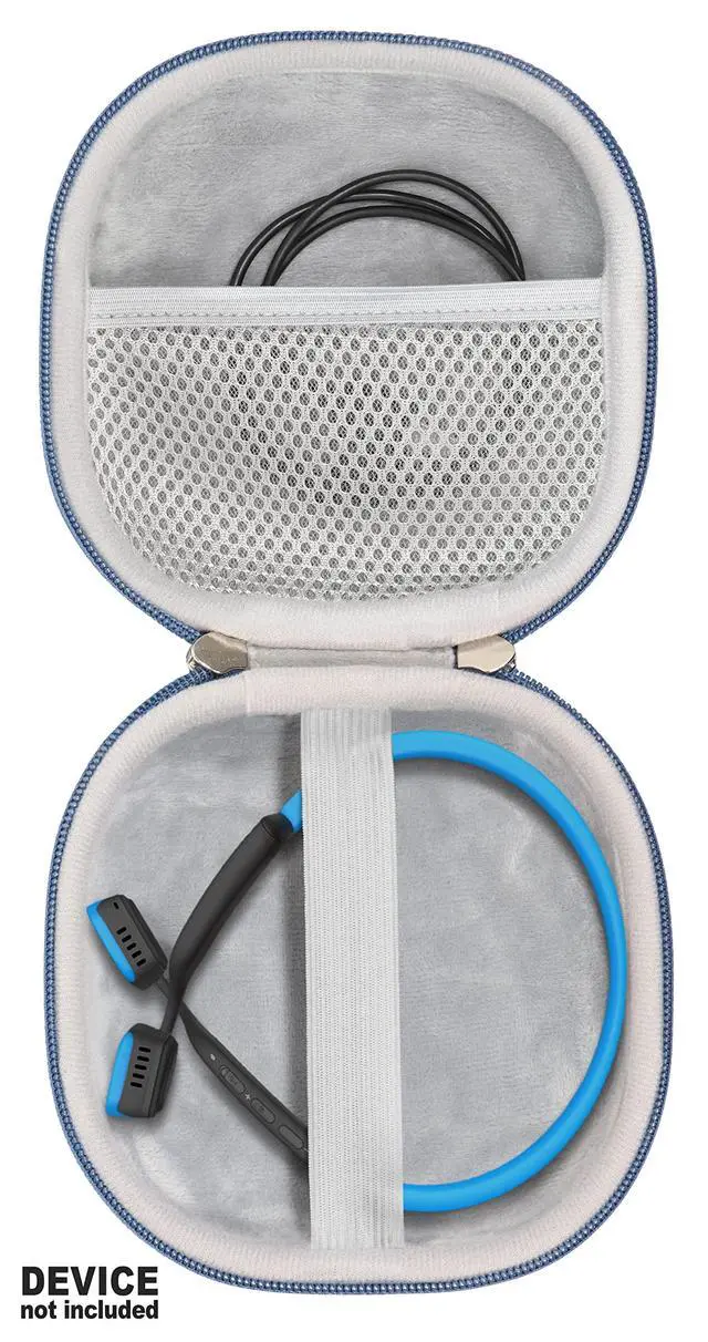 Alt view image 5 of 6 - Bone Conduction Headphone Case for Aftershokz Aeropex, Trekz Air, Bluez 2, KSCAT, Sades, DIGICare, allmity, Shokz OpenRun Pro/Mini, OpenMove