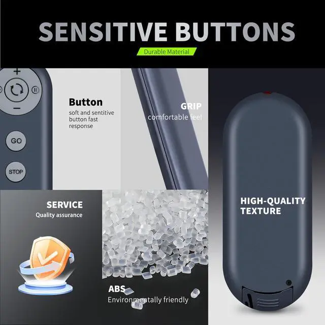 Alt view image 5 of 7 - Replacement Remote for UMAY 512/512N/A512 P1 Walking Pad Treadmill | Easy pairing,Responsive control