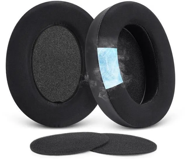 Main image of Cooling Ear Pads for Sennheiser HD650, HD660 S, HD660S2, HD600, HD6XX-Black | Also for HD58X, HD580, HD565, HD545, HD535 Headphones, Earpads Cushions with Ice Silk Fabric & High-Density Foam