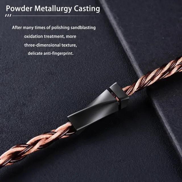 Alt view image 6 of 6 - 8N OCC German Copper Cable Wire Compatible with MEZE Audio 109 Pro 105 AER Hifiman HE560 HE4XX HE-350 Sony MDR Z1R MDR Z7M2 Earbuds 6.35mm Connector 6.5ft