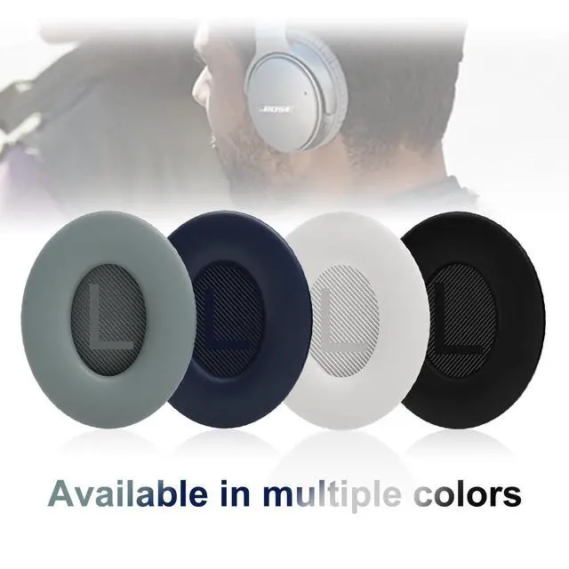 Alt view image 6 of 6 - Replacement Ear Pads for Bose QC35 & QC35ii Headphone, Black | Compatible with Bose QuietComfort 35, QuietComfort 35II, QC45, QC Headphones