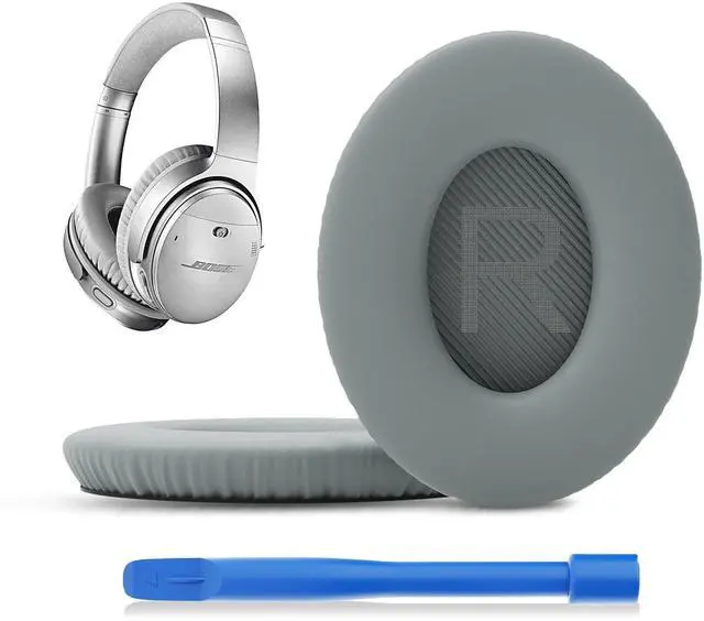 Main image of Replacement Ear Pads for Bose QC35 & QC35ii Headphone, Grey | Compatible with Bose QuietComfort 35, QuietComfort 35II, QC45, QC Headphones