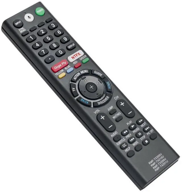 Alt view image 2 of 7 - RMF-TX300U RMF-TX200U Replaced Voice Remote Control Compatible with Sony TV | XBR-55A1E XBR-65A1E XBR-77A1E XBR-75X940E XBR-55X930E XBR-65X930E XBR-49X900E XBR-55X900E XBR-65X900E XBR-75X900E