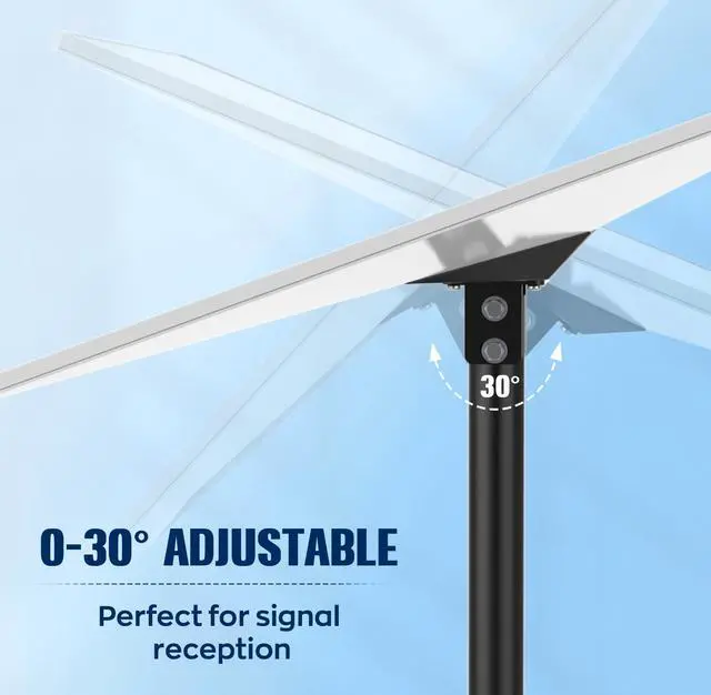 Alt view image 3 of 7 - 7.5FT Starlink Mount Kit for Standard 4/4X/Gen 3 for Backyard Outdoors | Starlink Gen 3 Pole Mount Kit, 7.5FT Starlink Ground Pole Mount Gen 3 with Pipe Adapter, Starlink Mounting Kit