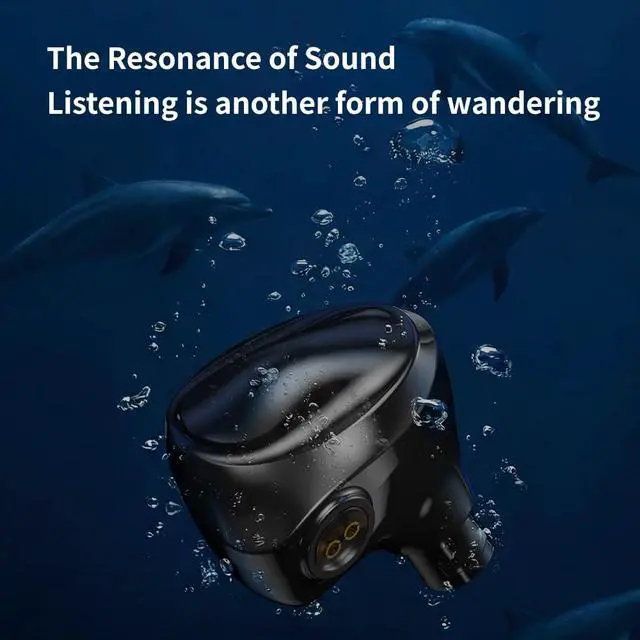 Alt view image 3 of 7 - TRN Dolphin In-Ear Monitor Earphones, 10mm Dual Magnetic Dynamic Driver, LCP Diaphragm IEM Headphones, Detachable 0.78mm 2-Pin Cable, HiFi Wired Earbuds for Music, Studio, Gaming (Type-C, Mic)