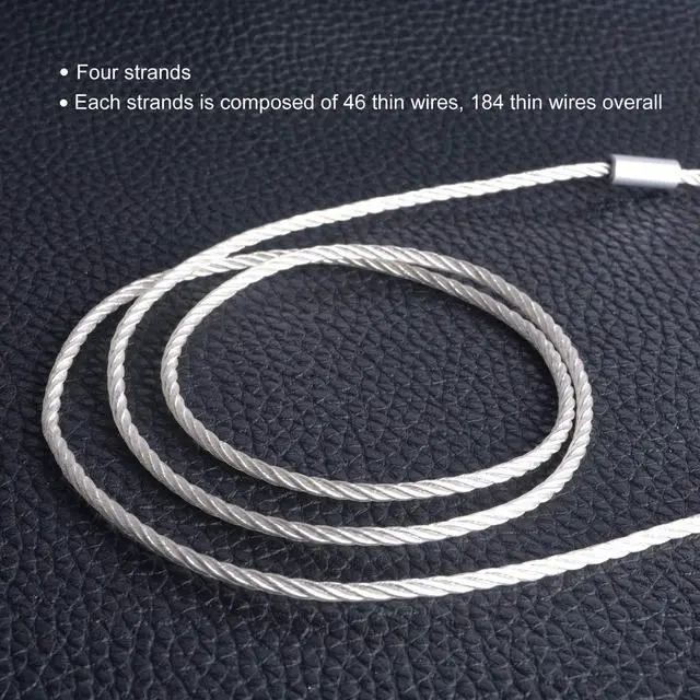Alt view image 4 of 6 - Earphone Upgrade Cable,MMCX Earbuds Replacement Cord,4 Cores OFC Silver Plated Earphones Audio Adapter with Mic for Shure SE215 SE315 SE535 (mmcx,Sliver,Mic)
