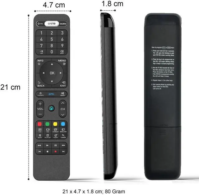 Alt view image 5 of 7 - Original Remote Control - for Z8, Z7+, Z7+ 5G, ZX, ZX 5G, Z Prime FOR0095